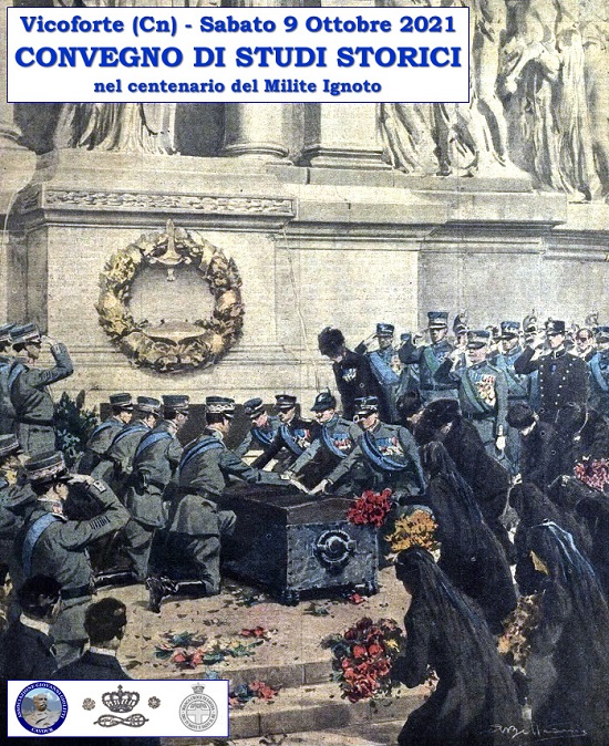 UN CONVEGNO DI STUDI A VICOFORTE (9 OTTOBRE) NEL CENTENARIO DEL MILITE IGNOTO