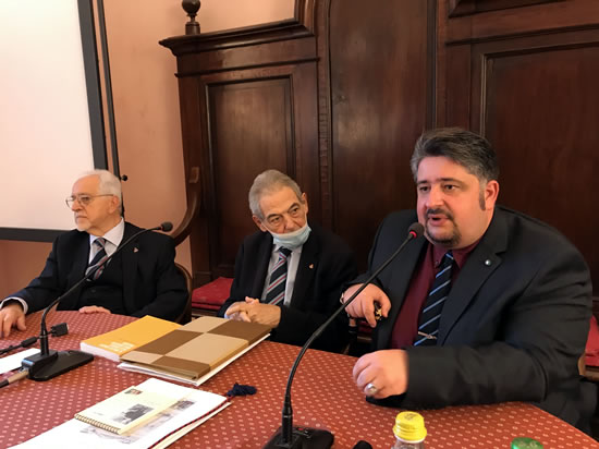 Il saluto del Cav. Alessandro Mella, presidente dell'Associazioni Studi Storici Giovanni Giolitti.