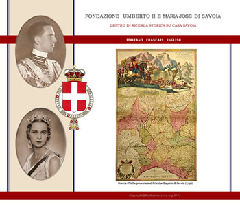 Il sito della Fondazione Umberto II e Maria José di Savoia