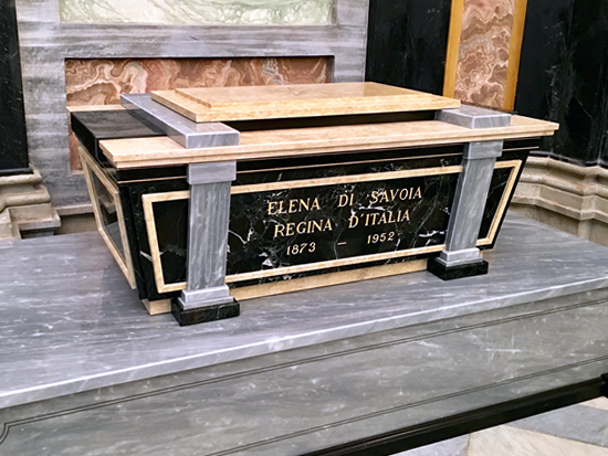La tomba della Regina Elena a Vicoforte